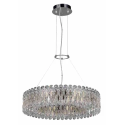 Больше о товаре Подвесной светильник Crystal Lux Lirica SP10 D610 Chrome/Gold-Transparent