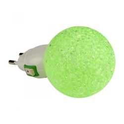 Больше о товаре Настенный светодиодный светильник (10330) Uniel DTL-309-Шар/Green/1LED/0,1W