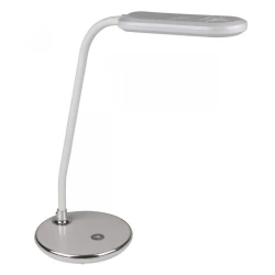 Больше о товаре Настольная лампа (10290) Volpe TLD-522 Silver/LED/360Lm/6000K/Dimmer