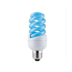 Больше о товаре Лампа энергосберегающая Е27 15W спираль синяя 88090