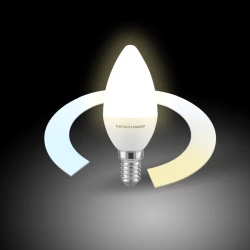 Больше о товаре Лампа светодиодная филаментная диммируемая Elektrostandard E14 5W 3300/4200/6500K белая BLE1438 4690389174216