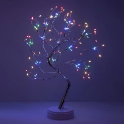 Больше о товаре Светодиодная новогодняя фигура ЭРА Дерево с самоцветами ЕGNID - 36MC Б0056009